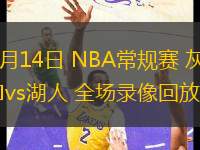 11月14日 NBA常规赛 灰熊vs湖人 全场录像回放